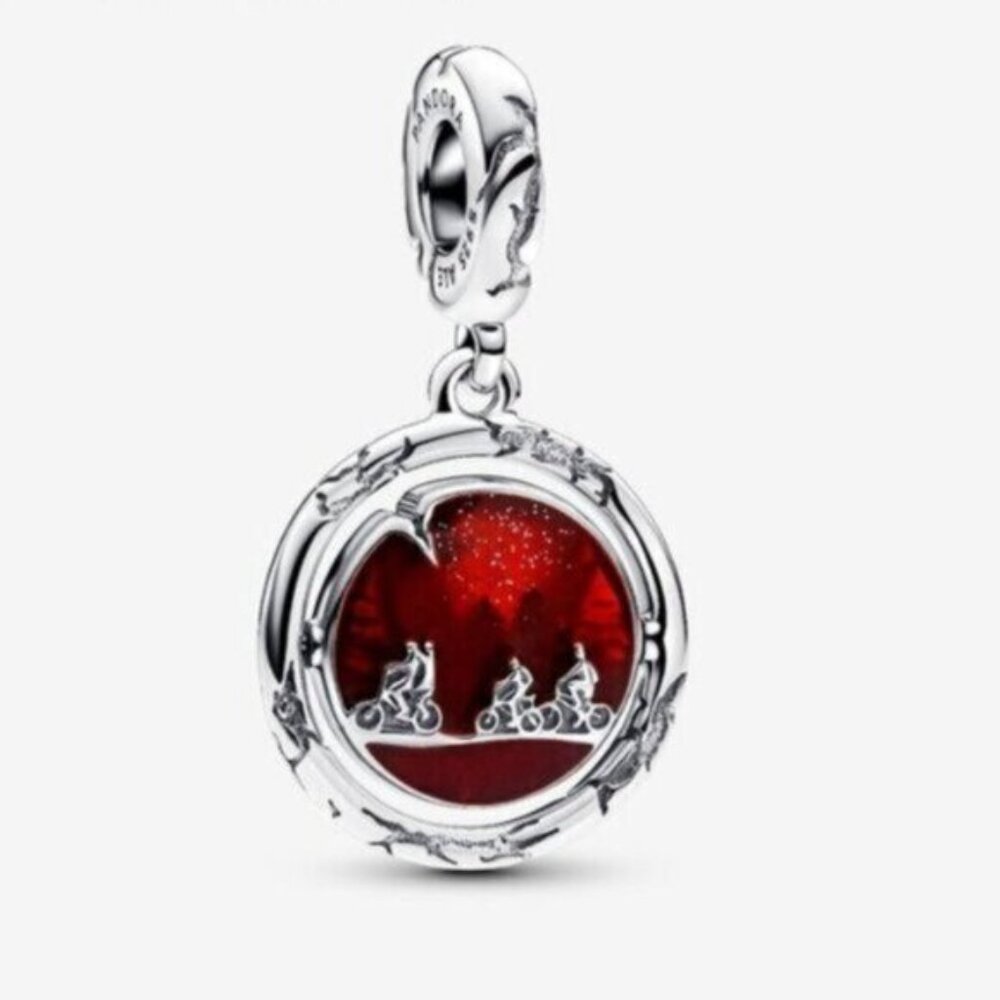 ✅Pandora Stranger Things Glow-in-the-dark Upside Down Dangle Charm